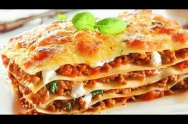 Simple italian lasagne ( ഒരു ഇറ്റാലിയൻ സ്റ്റൈൽ ലസാനിയ )