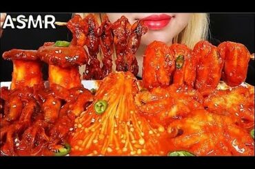 [ Piseth Official ]   The best Korean ASMR Mukbang Eating Octopus Compilation