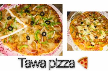 Tawa Pizza 🍕 | No oven & no yeast | Mother’s day special | Tuba Ashfaq | #happycookingtoyou
