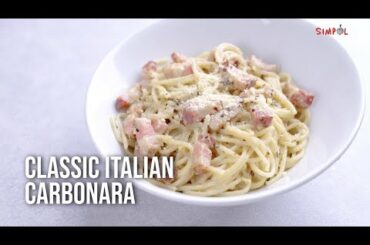 Classic Italian Carbonara, SIMPOL!