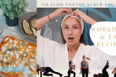 STAYING FIT WHILE EATING YUMMY  *Workout, Wishful Skin Review, Italian Dinner* - Quarantine Vlog #3