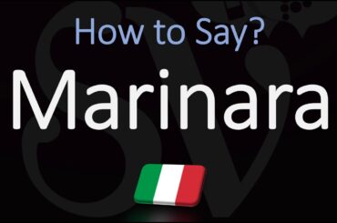 How to Pronounce Marinara Sauce (CORRECTLY) American, English, Italian Pronunciation