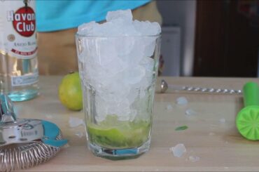 Basito cocktail recipe, Italian Mojito with basil and white rum