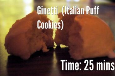 Ginetti  (Italian Puff Cookies) Recipe