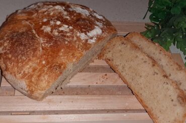 PANE FATTO IN CASA RICETTA FACILISSIMA SENZA IMPASTO / Homemade Bread Italian Recipe /Pain fait mais