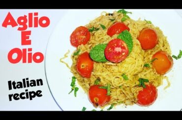 Aglio E Olio recipe|Italian recipe|Maggie Alio E Olio| spaghetti Alio E Olio|cooking with naina