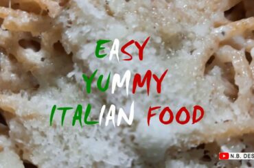 Easy Italian food recipe   -  SPAGHETTI  AGLIO E OLIO -  یه غذای آسون ایتالیایی