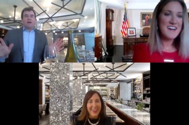 WINE TASTING with Chris Van Jura, JLo & LaLa @ Via Sophia #HamiltonHotelHappyHour #HamiltonHotelDC