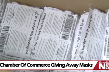 Chamber Of Commerce Giving Masks To Local Restaurants