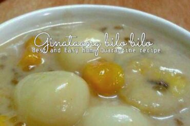GINATAANG BILO BILO RECIPE (sticky rice balls in coco milk)