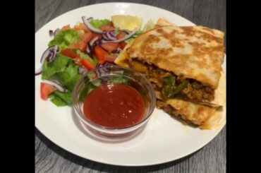 Tasty minced chicken  Quesadilla’s (V40)