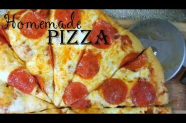 HOMEMADE PIZZA recipe without yeast/ IN LOCKDOWN