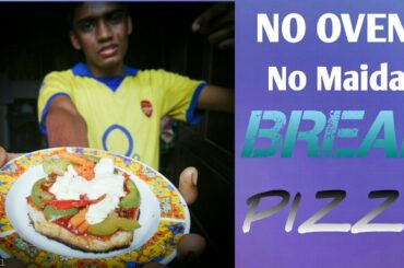 മൈദയും ഓവനുമില്ലാതെ ഒരു കിടിലം പിസ | Italian Bread Pizza | || Sabzz Foodies ||