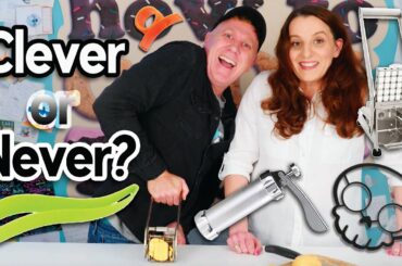 Clever or Never Testing Kitchen Gadgets (Amazon VS Yard Sale) | How To Cook That Ann Reardon