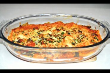VEGETABLE LASAGNA | JAIN | HOMEMADE PASTA SHEET | QUICK AND EASY RECIPE | Tasteat