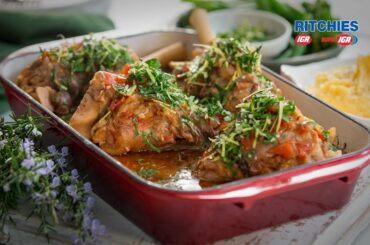 Italian lamb shanks