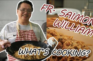 WHAT'S COOKING, FR. SAIMON? | Carbonara Romana Recipe
