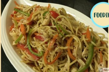How to make Italian Spaghetti With Chicken And Vegetables Recipe By Foodies