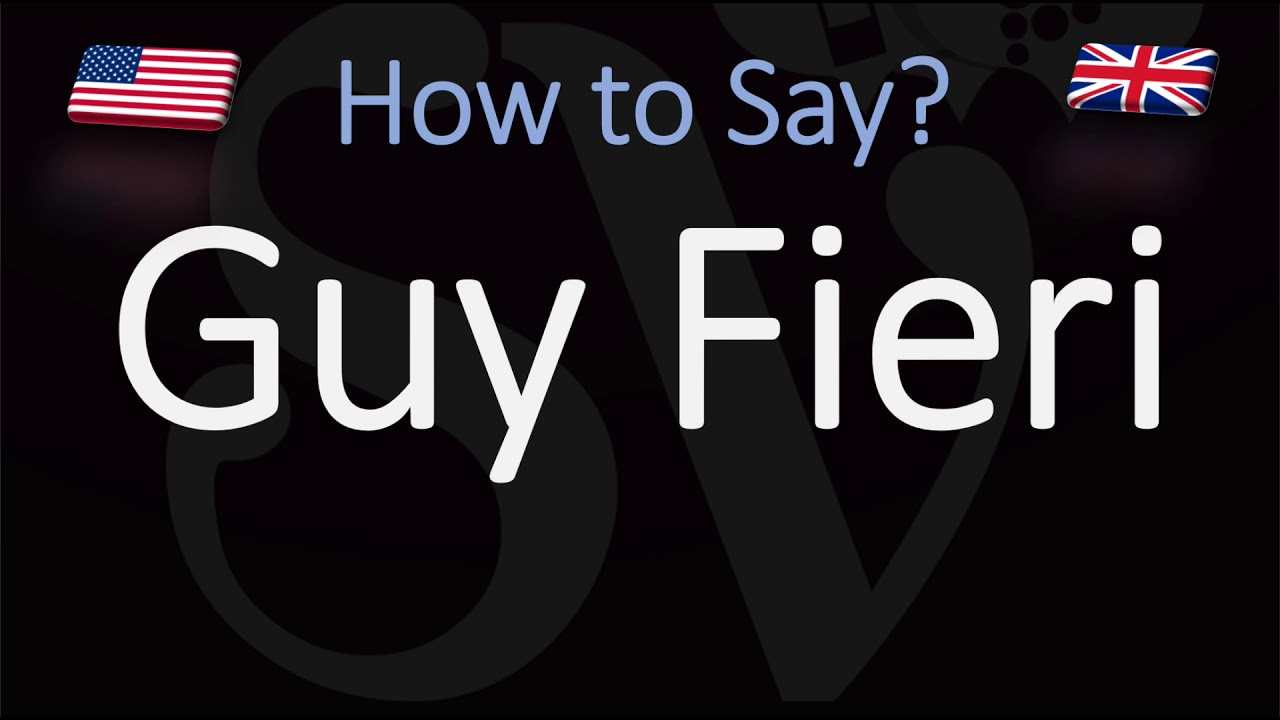 How to Pronounce Guy Fieri? (CORRECTLY) How to Pronounce Guy Fieri? (CORRECTLY)