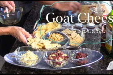 GOAT CHEESE SPREAD | Appetizer with No Baking No Cooking