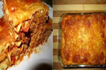 How to Make italian Lasagna at Home Like A Pro | Beefy,cheesy,Creamy