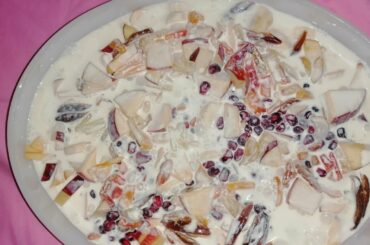 Quick Creamy Fruit Chaat Ramadan Iftari Recipe