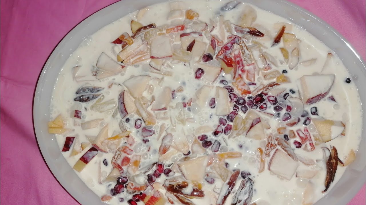 Quick Creamy Fruit Chaat Ramadan Iftari Recipe Quick Creamy Fruit Chaat Ramadan Iftari Recipe