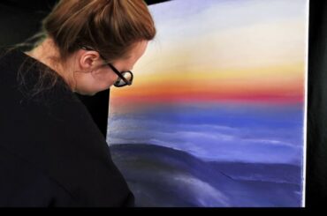 #Montepulciano, #Tuscany, #Italy - Polina Brottier oil painting timelapse