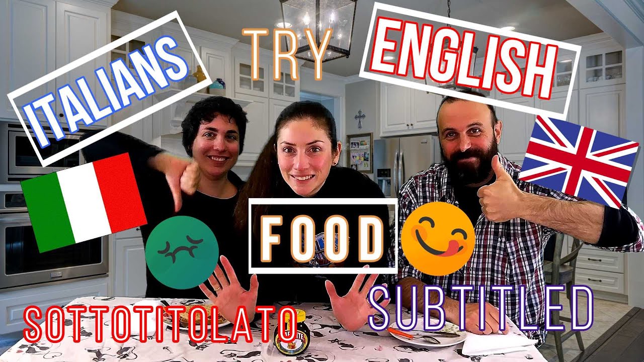 ITALIANS TRY ENGLISH FOOD *FOREIGNER TASTE MARMITE* – ENG SUB – ITALIANI PROVANO CIBO INGLESE ITALIANS TRY ENGLISH FOOD *FOREIGNER TASTE MARMITE* - ENG SUB - ITALIANI PROVANO CIBO INGLESE