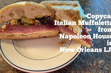 Copycat Italian Muffuletta from Napoleon House in New Orleans LA