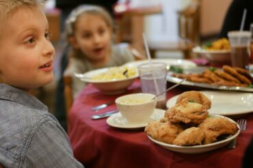 Welcome to Family Style Dining. Served at Bavarian Inn Restaurant.