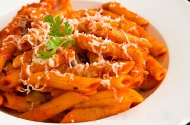 How To Cook | Pasta In Red And White Sauce | Easy Cooking Recipes | ASMR Sound