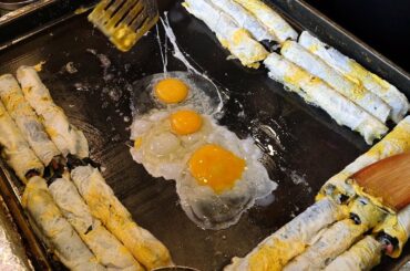 평택 계란말이 김밥 / egg roll omelet - gimbap / korean street food