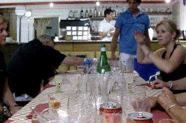 Dinner @ restaurant Verbano, Cannero, Italy 01-08-2009