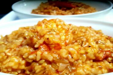 [이탈리아 요리] 토마토 현미 리조또 [Italian Food] Tomato Risotto with Brown Rice