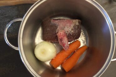 Boiled meat + Home Made broth - On-Line Cooking - Meat&Fish #2
