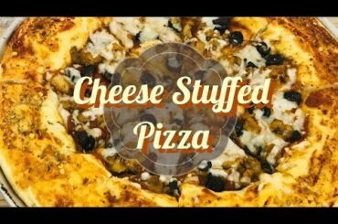 Cheese Stuffed Pizza/Simply delicious cooking