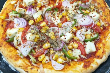 Veg Pizza |Onion Tomato Paneer Pizza Recipe |Veg Supreme Cheese Pizza Recipe| Sabita’s Cookhouse