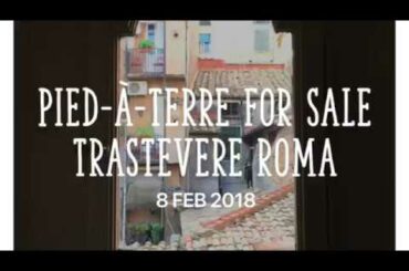 Stylish Pied-à-Terre For Sale in Historic Trastevere Rome Italy