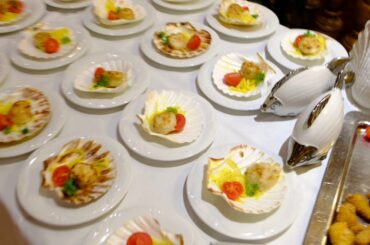 5 star hotel seafood buffet in 4K