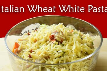 WHEAT WHITE PASTA AT HOME / WHITE PASTA SAUCE WITH HOME INGREDIENTS / EASY TO COOK / ITALIAN PASTA