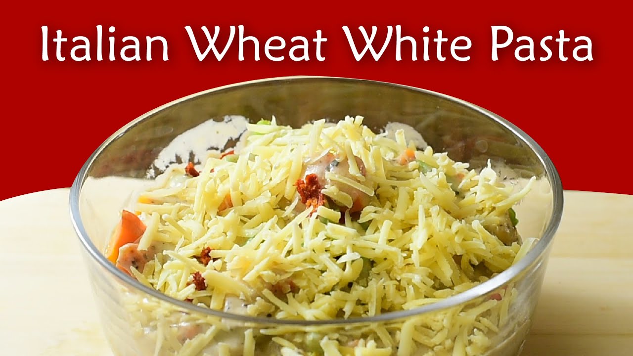 WHEAT WHITE PASTA AT HOME / WHITE PASTA SAUCE WITH HOME INGREDIENTS / EASY TO COOK / ITALIAN PASTA WHEAT WHITE PASTA AT HOME / WHITE PASTA SAUCE WITH HOME INGREDIENTS / EASY TO COOK / ITALIAN PASTA