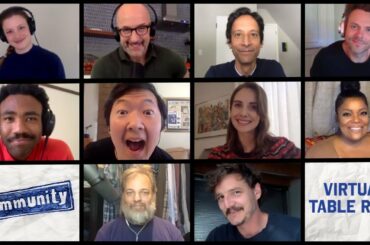 The Cast of Community Reunites for Table Read #stayhome #withme