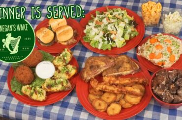 Irish Food Challenge w/ Fish n Chips, Cottage Pie, and Bread Pudding!!