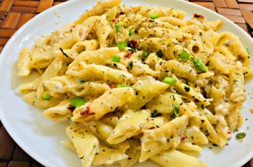 White Sauce Creamy Pasta | Cheesy and Juicy | Quick and Easy Recipe