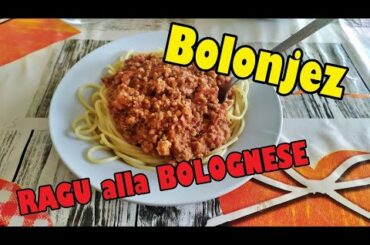 Bolonjez na talijanski način/ How to cook Italian ragu alla Bolognese