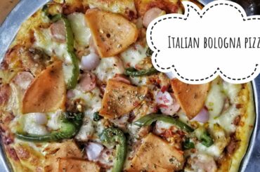 How to make Italian bologna pizza||কিভাবে ইতালিয়ান  পিজ্জা তৈরি করব ||pizza ||পিজ্জা
