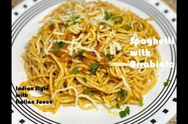 Indian Style Spaghetti|Arrabiata|Wheat|Desi Dish|Veg Noddles|Italian Sauce|Easy Style