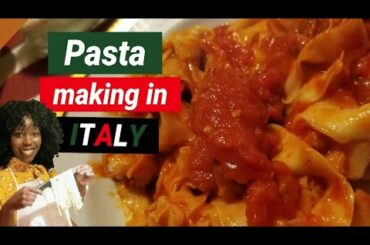 Cooking in Italy: Fettuccine all'Amatriciana and Tiramisù