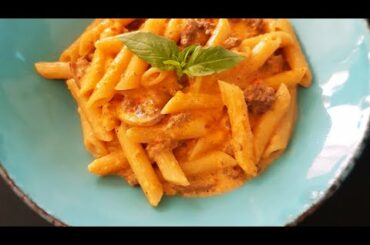 PENNE RIGATE CON CREMA DI PEPERONI || PASTA WITH PEPPER CREAM SAUCE RECIPE || TAGALOG
